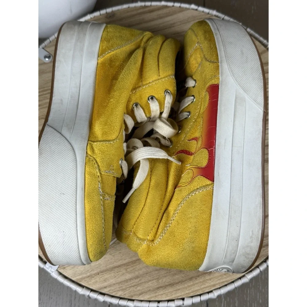 Delias By Dolls Sneakers Womens Size 8 Kill Flame Platform‎ Shoes Y2K Grunge